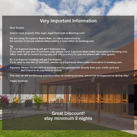 Villa Joglo Jagat Seminyak Eksteriør billede